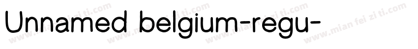 Unnamed belgium-regu字体转换